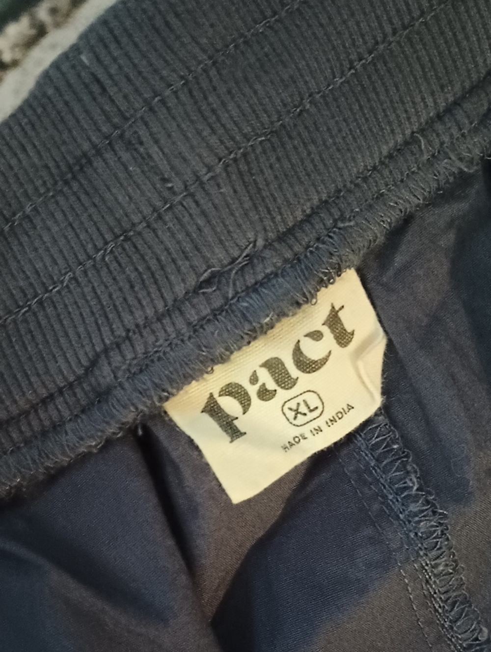 Pact Organic Women's Gray Cotton Poplin Wide Leg Stretch Pants XL - Picture 2 of 8